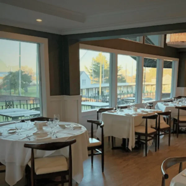 view from The Marker cocktail room for Business In Bloom event